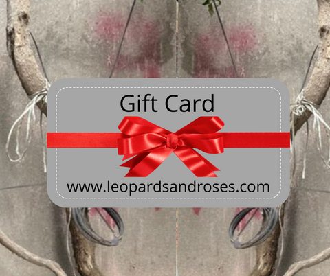 Leopards & Roses Gift Card