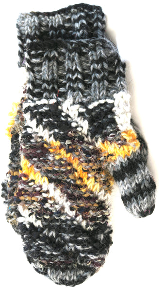 Cable Coiled Mitts