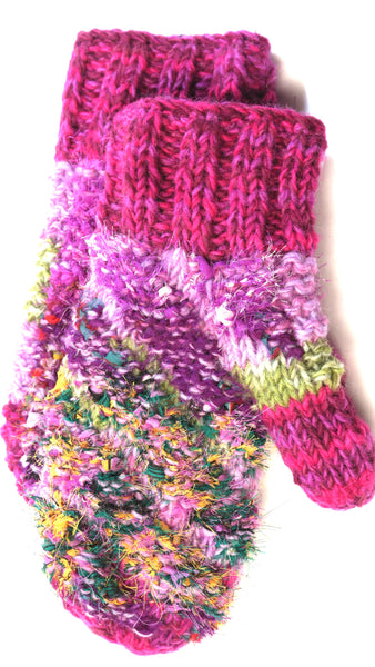 Cable Coiled Mitts