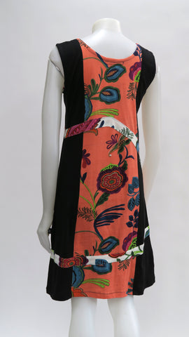 HI-D21252-PC Floral Cotton Sleeveless Dress