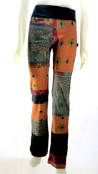 Printed Patch Pants