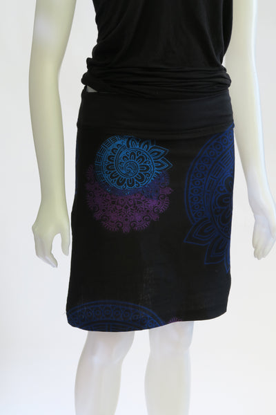 Tone on Tone Printed Skirt