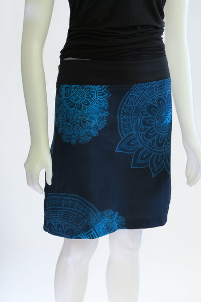 Tone on Tone Printed Skirt