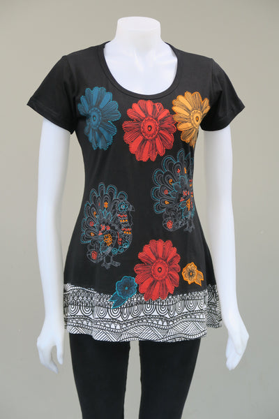 Animal Flower c/s Tops