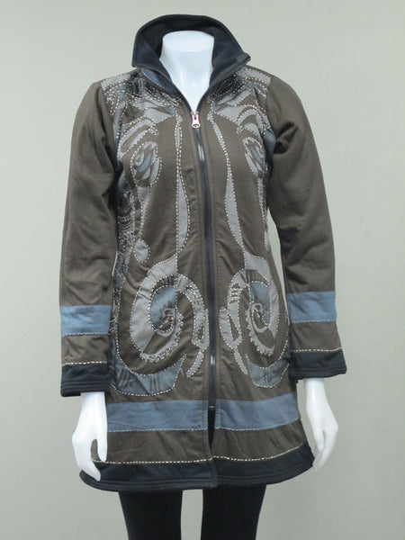 Ganesh Long Fleece Lined Jacket