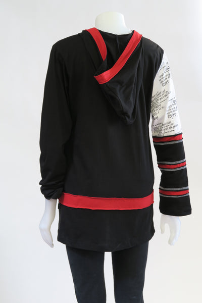 RJ-J20129-RD Live Laugh Love Hoodie Jacket