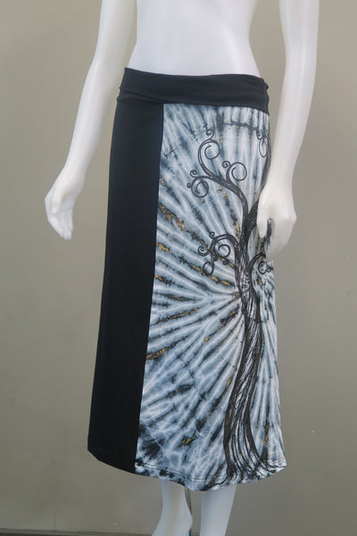 T/D Tree Lycra Long Skirt