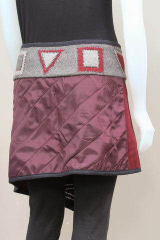 RJ-SK8813-MA - Blazer Parachute Belt Skirt