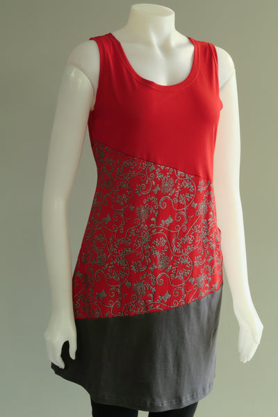 Metal Print S/Less Tunic