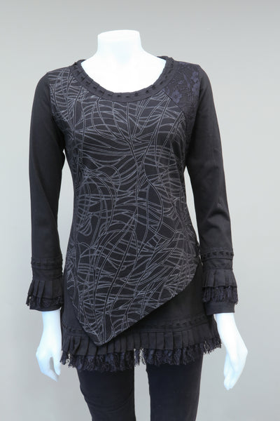 Cotton Layered Lace Tunic