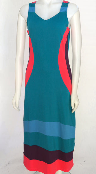 TT-D22301-PE Organic Cotton Long Panelled Dress