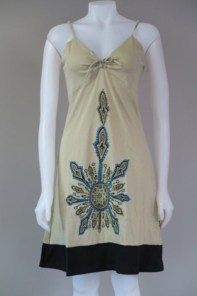 Emb. Printer Sinker Strappy Dress