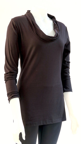 TT-T22325-BK Organic Cotton Recycled Polyester Long Sleeve Top