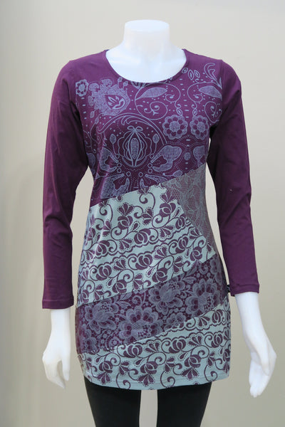 Organic Cotton Lace printed Tunic