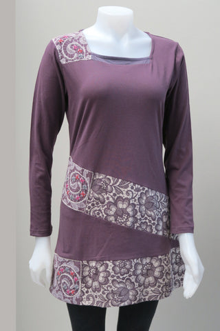 Organic Cotton Emb.Patch Tunic