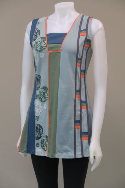 Organic Cotton Panel s/less Top