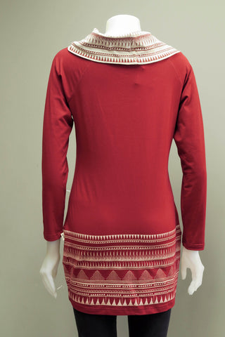 TT-T9916-HN - Org. Lycra High Neck Tunic