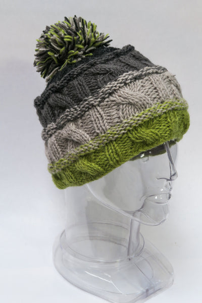 4 Colour Cable Hat